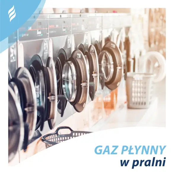 Gaz płynny w pralni